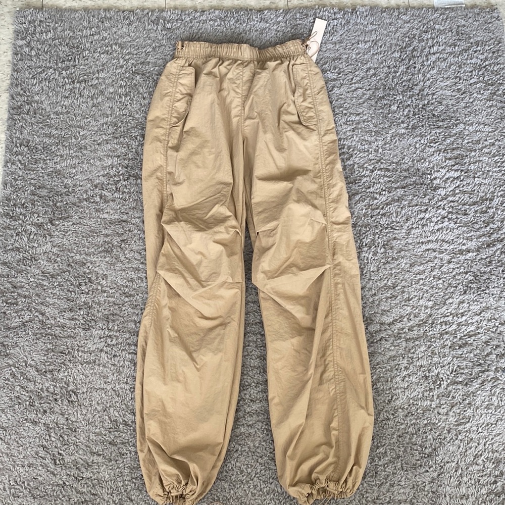 COPY - beige parachute pants never worn